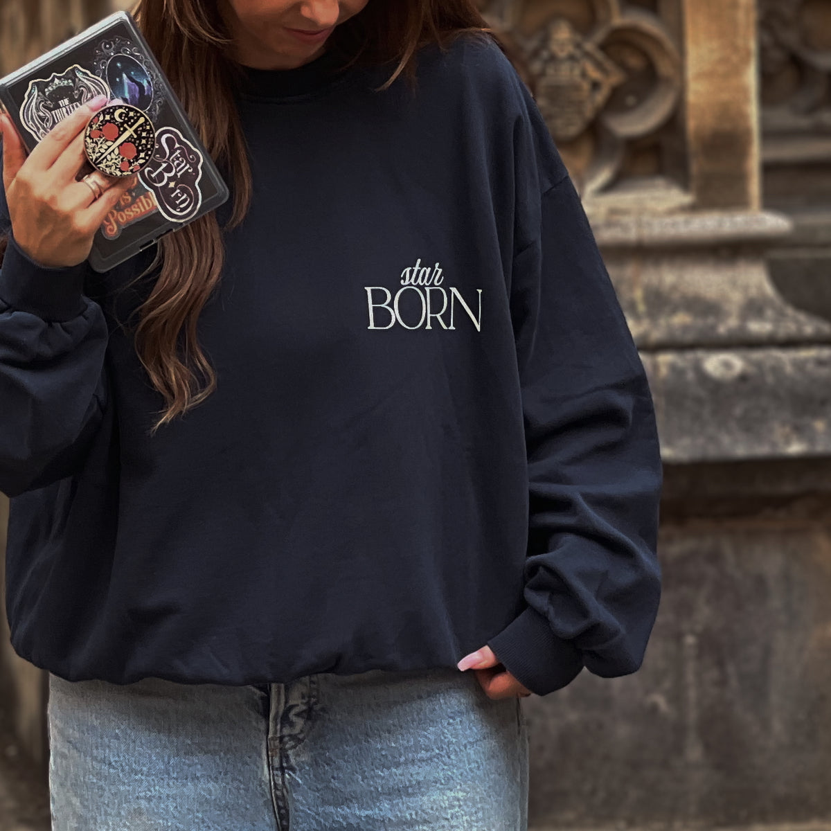 Star Born Crescent City Vintage Wash Boxy Sweatshirt