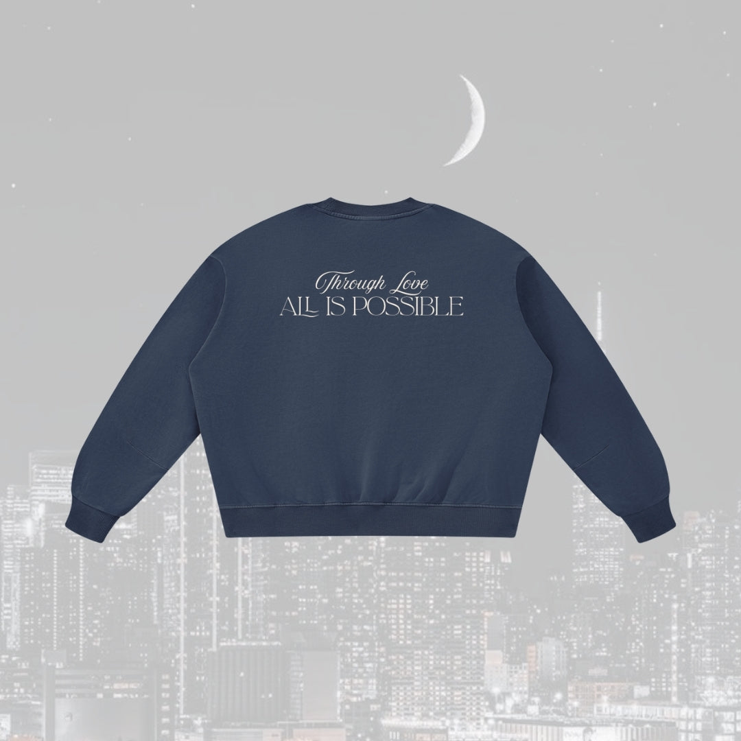 Star Born Crescent City Vintage Wash Boxy Sweatshirt