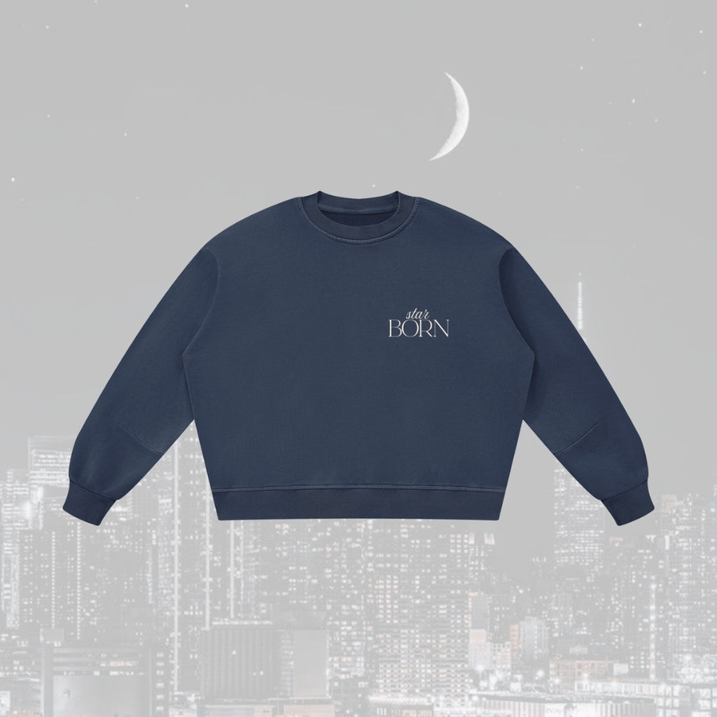 Star Born Crescent City Vintage Wash Boxy Sweatshirt