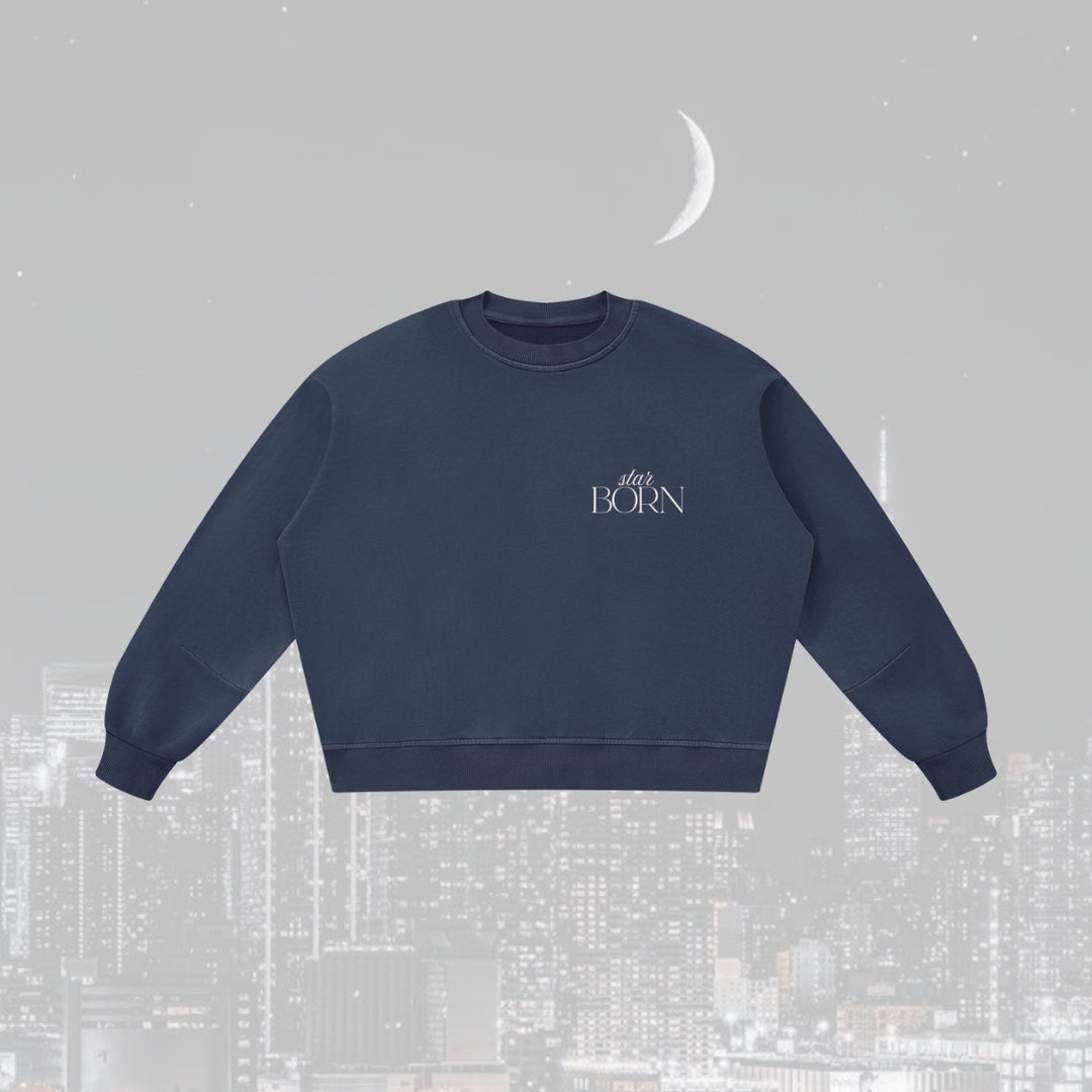 Star Born Crescent City Vintage Wash Boxy Sweatshirt