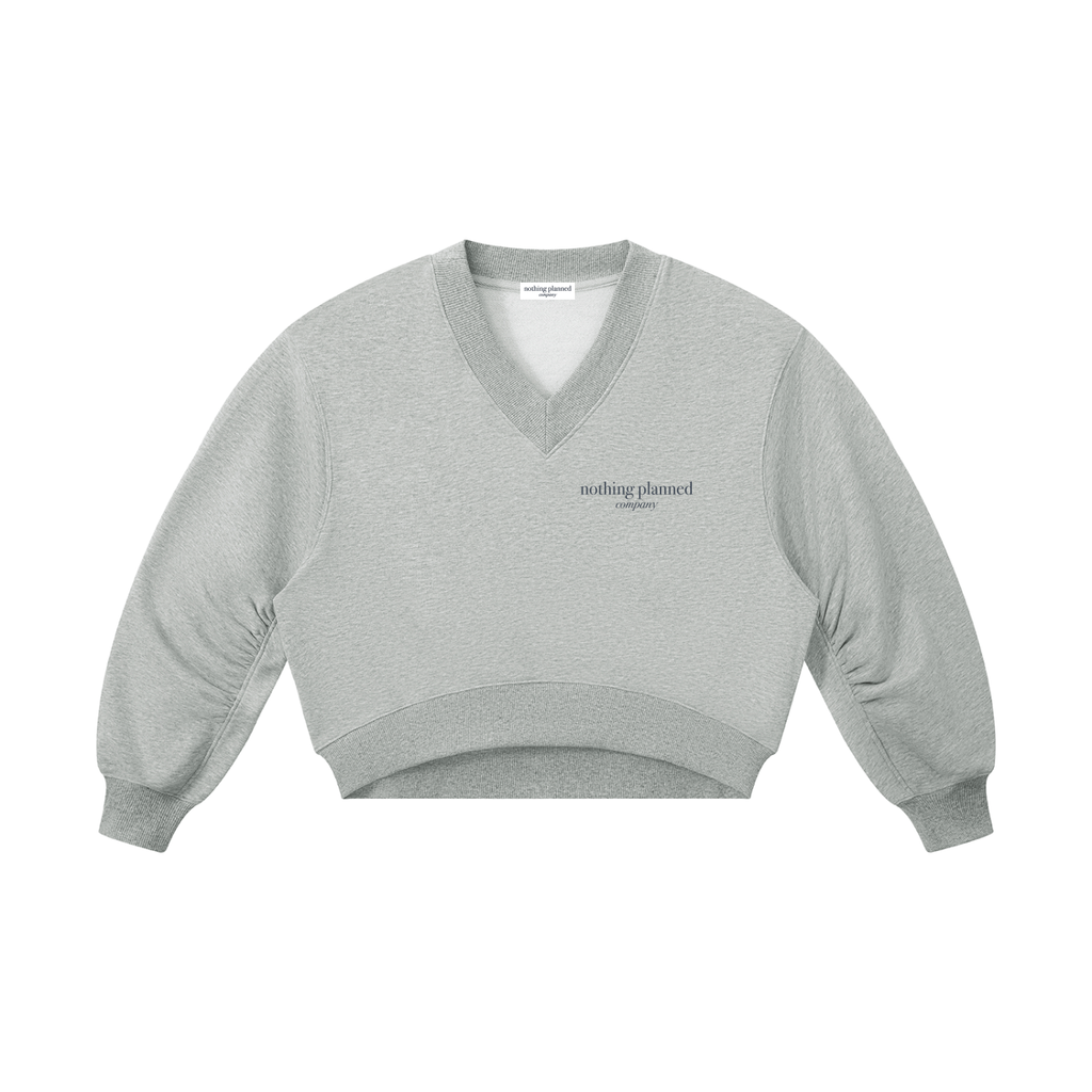 Romantasy Book Club Crop V-Neck Sweatshirt