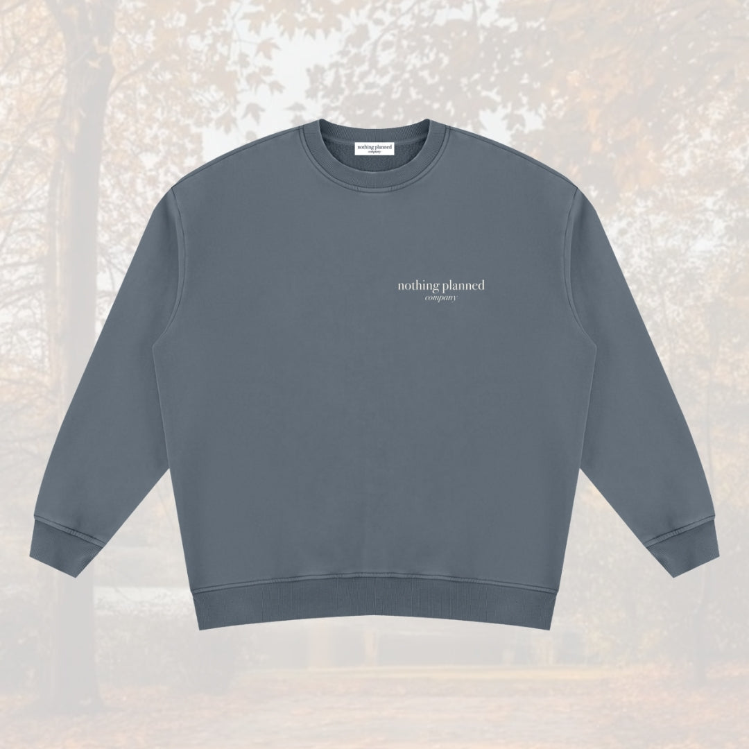 Pumpkin Spice & Plot Twists Vintage Wash Fleece Sweatshirt